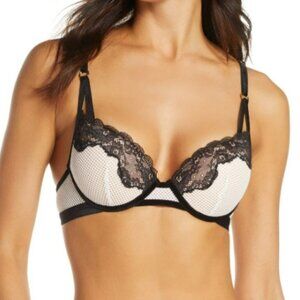 Palindrome Firecrown Panda Push Up Underwire Bra Style #161048 Size 36C NEW